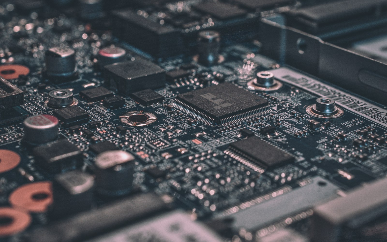 Circuit board — the hardware underneath an AI system